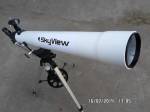 Kính thiên văn khúc xạ SkyView 70F900 (Handmade)