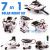 Bộ lắp ráp năng lượng mặt trời Robot không gian 7 in 1
