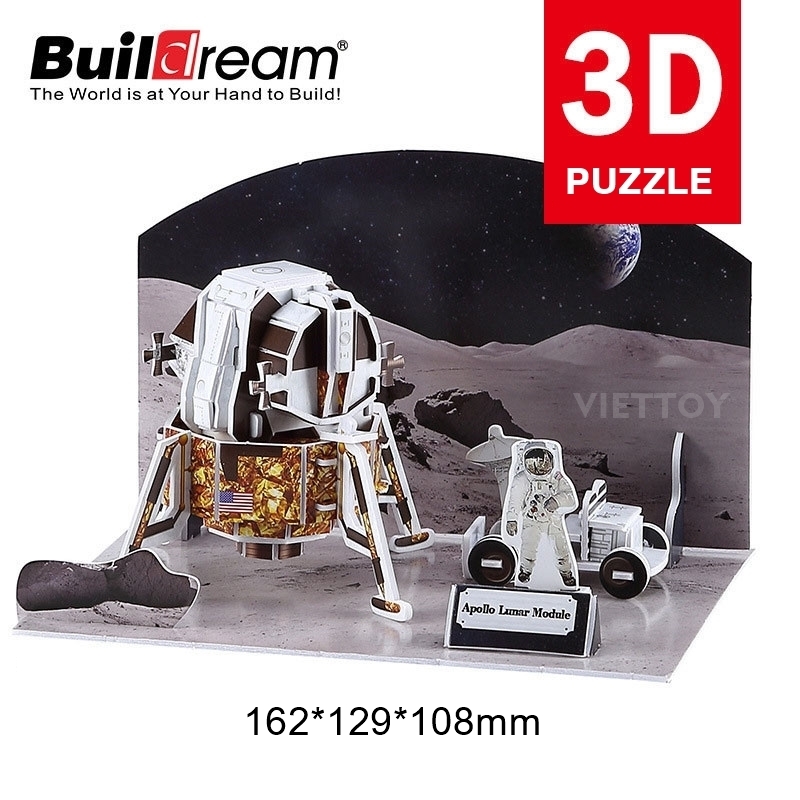 Bộ lắp ráp mô hình 3D Buildream Mô-đun Mặt trăng Apollo - Apollo Lunar Module