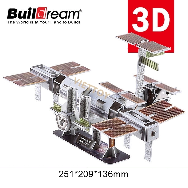 Bộ lắp ráp mô hình 3D Buildream Trạm không gian quốc tế ISS - International Space Station