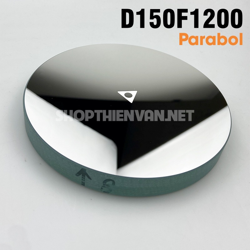 Gương parabol D150F1200 mài thủ công độ chính xác cao dành cho kính thiên văn phản xạ
